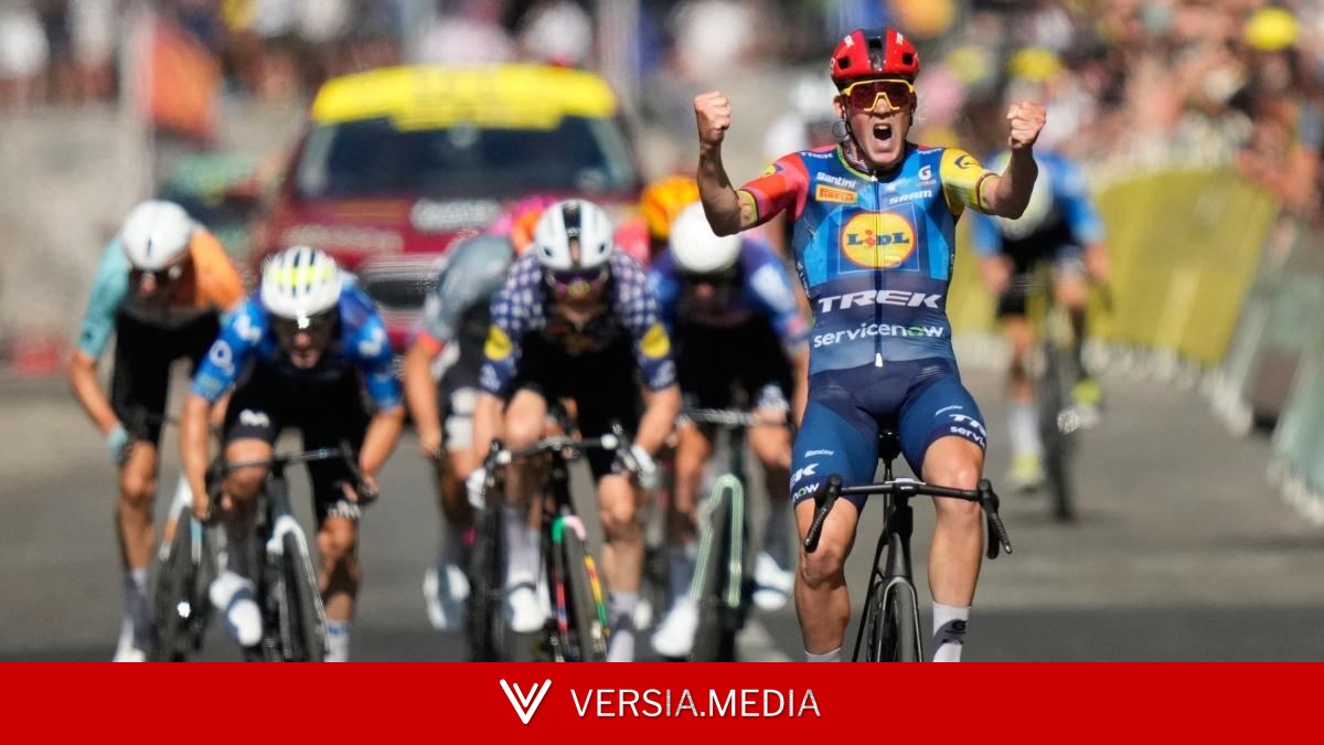 Pogacar levanta el pie, Pedersen gana la etapa y el noruego Traaen es el nuevo y líder
