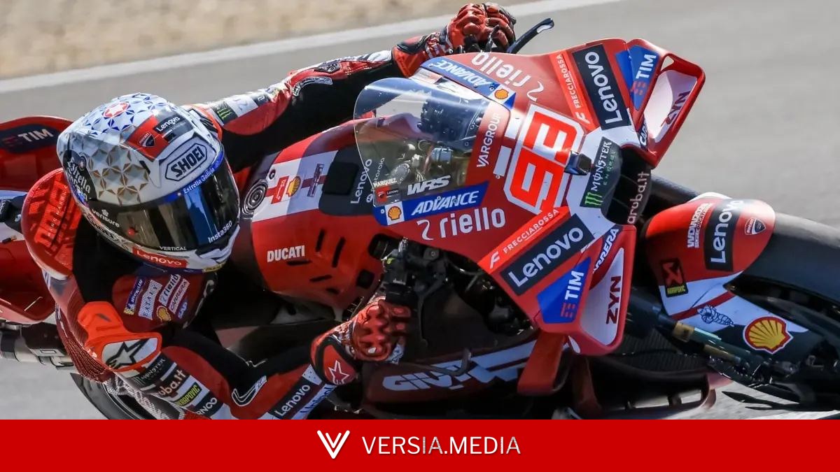 Márquez se va al suelo en su segunda vuelta