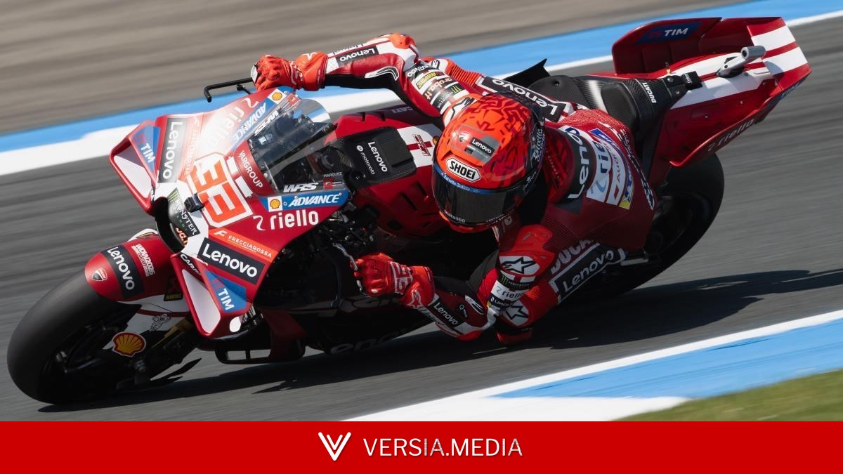 El Gran Premio de Assen de Moto GP, en directo: ¡Caída del líder!