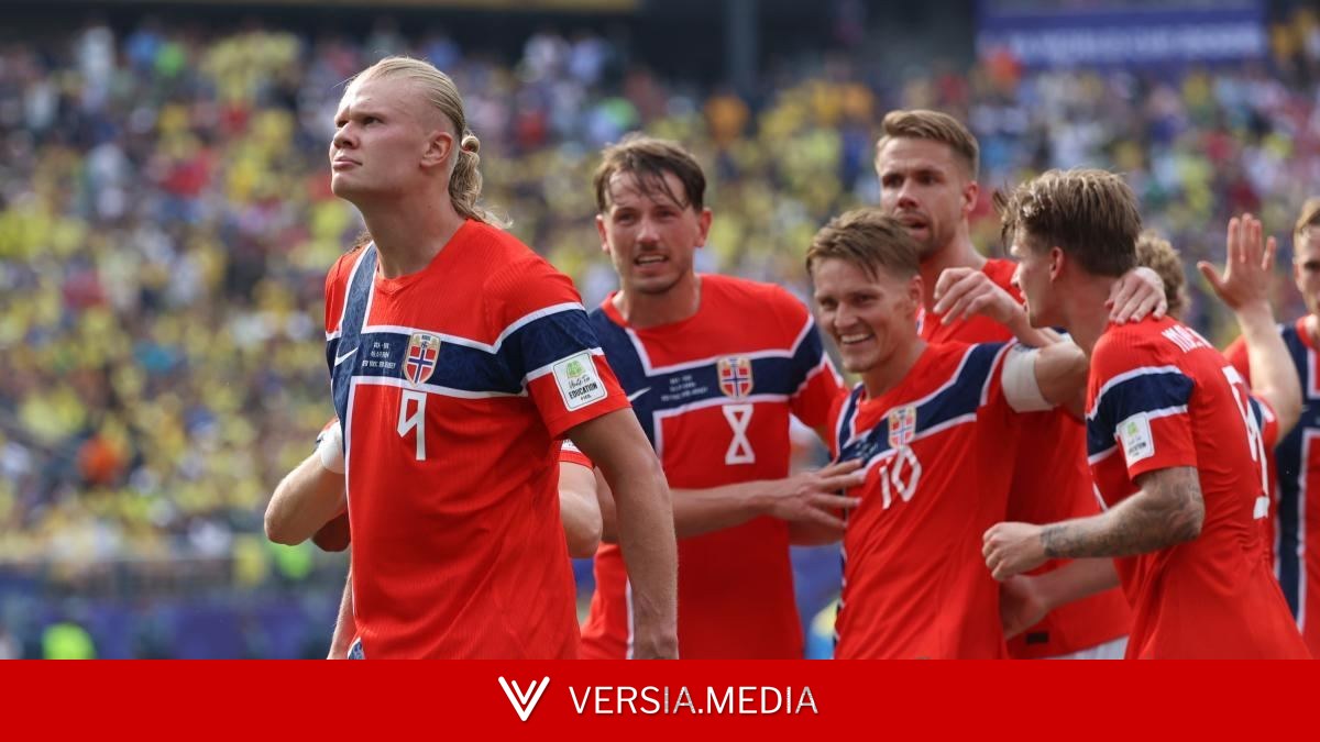 1-2: Haaland echa a Brasil