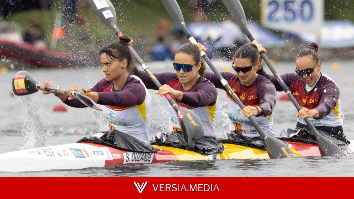 España, plata en K4 y bronce en C2 500 en la Copa del Mundo de Montreal