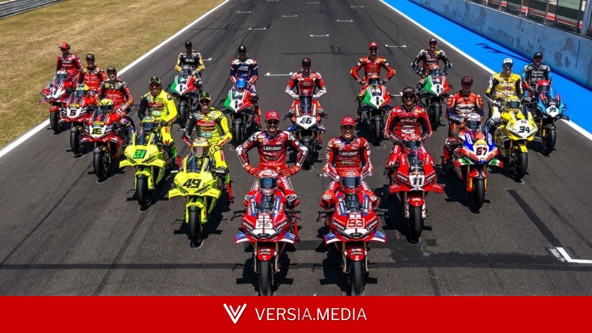 Bulega gana la Carrera de Campeones de Ducati y Marc Márquez, muy cauto