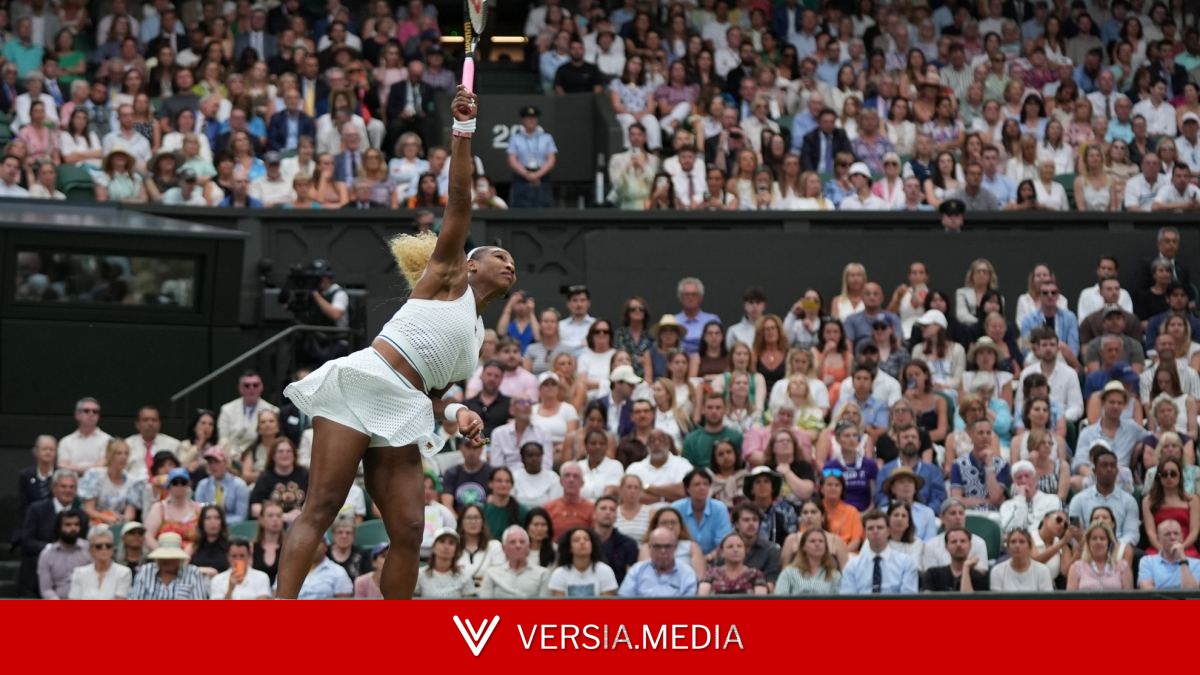 Serena compite ante una rival casi 25 años más joven y se da el gusto de volver a jugar en Wimbledon