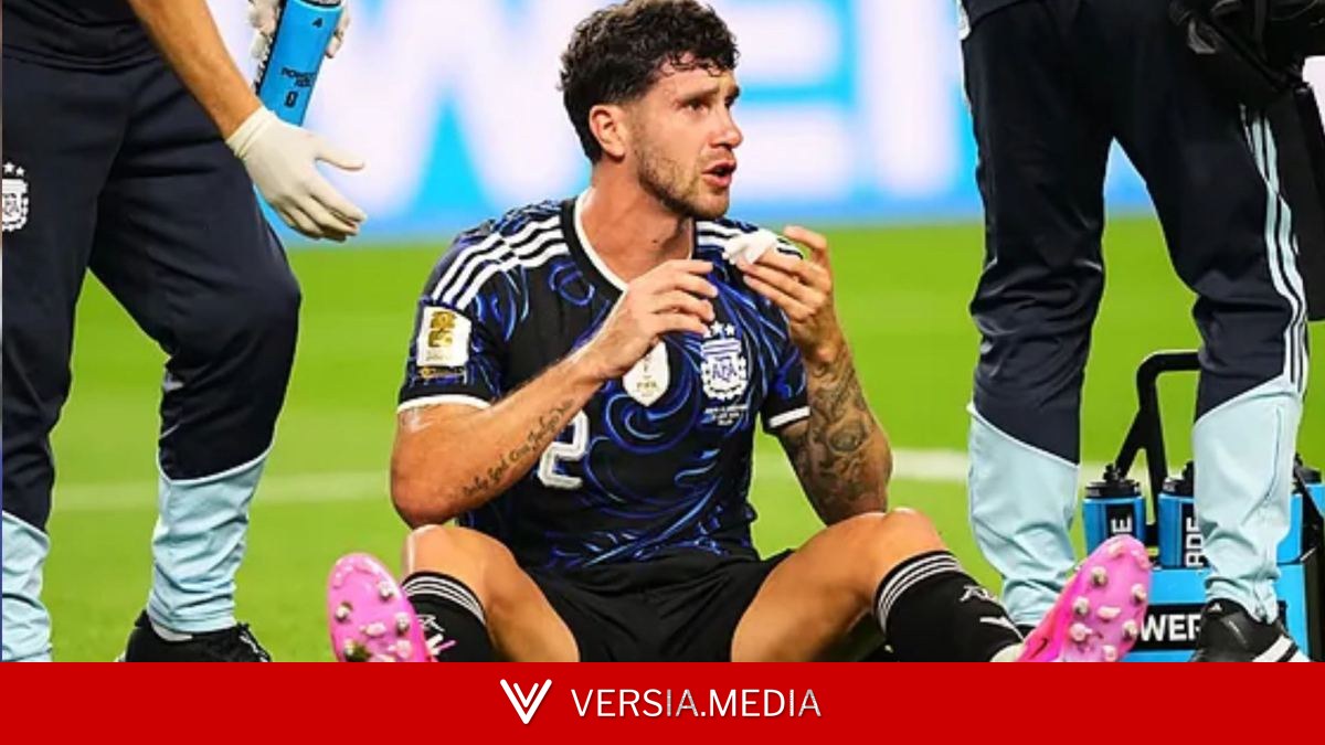 La escalofriante patada en el rostro de Senesi que acabó en penalti para Argentina