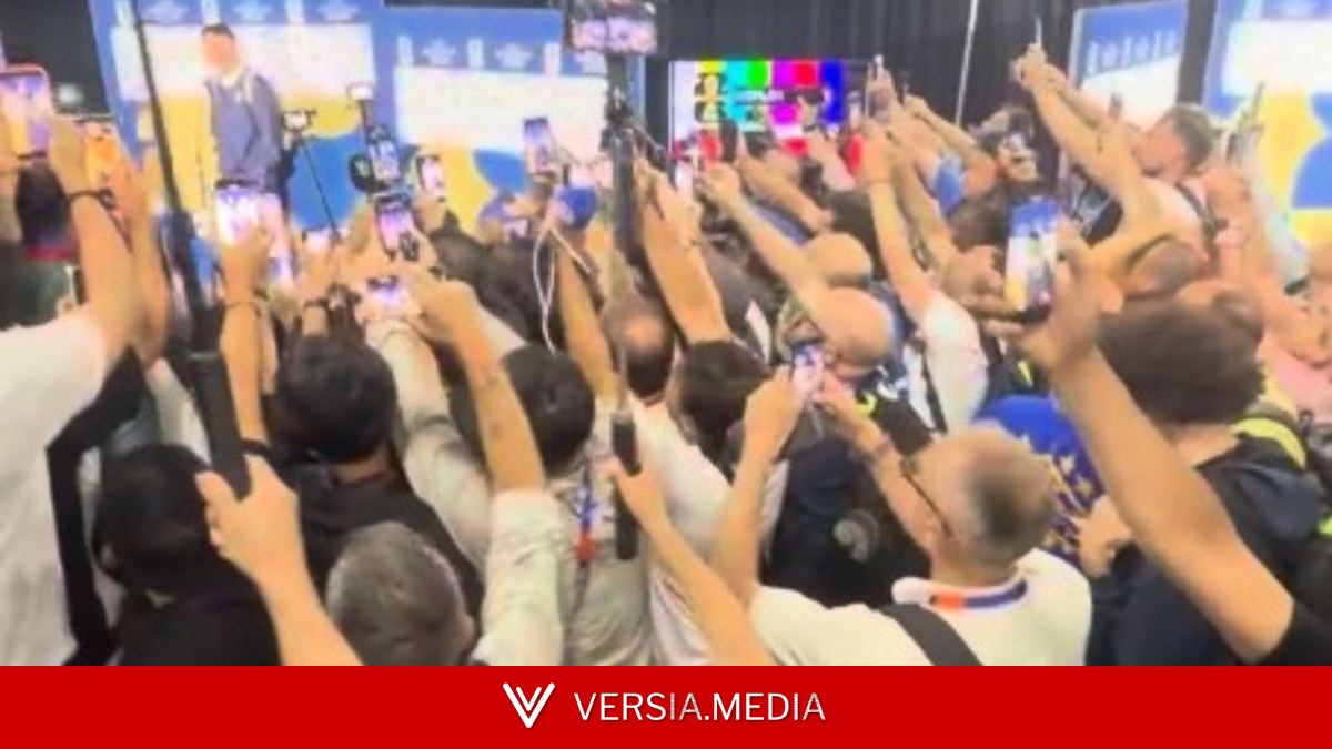 La expectación por Cristiano en zona mixta: casi un centenar de periodistas pendientes de él