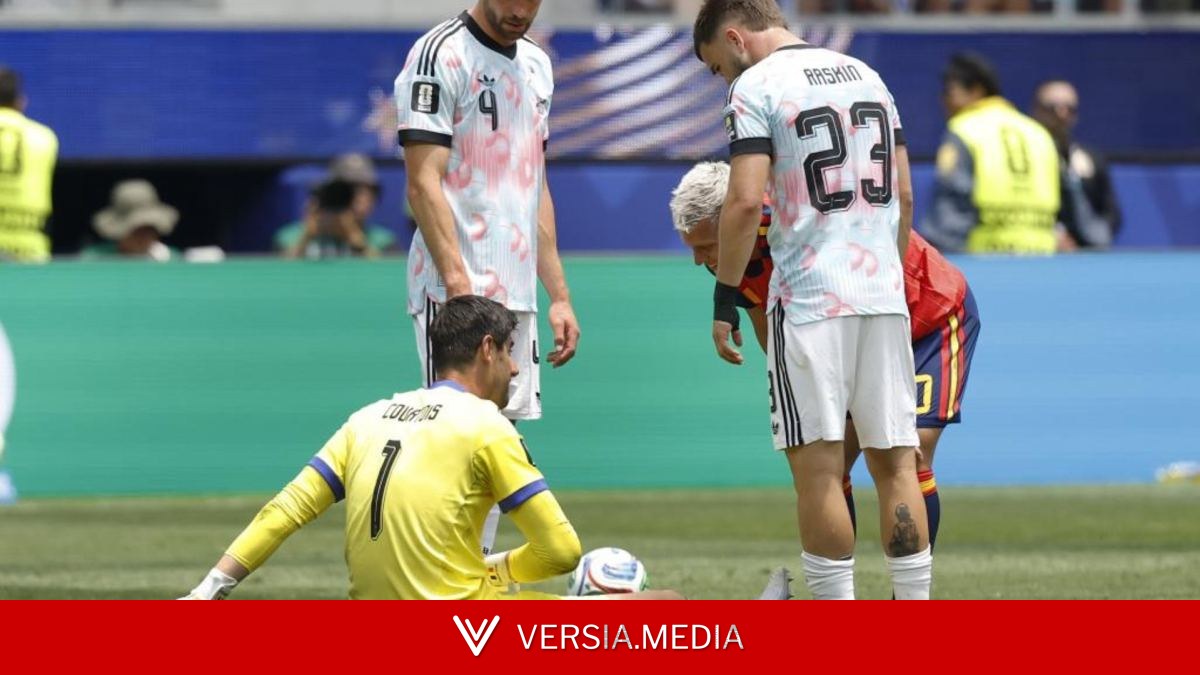 Las lágrimas desconsoladas de Courtois tras su lesión