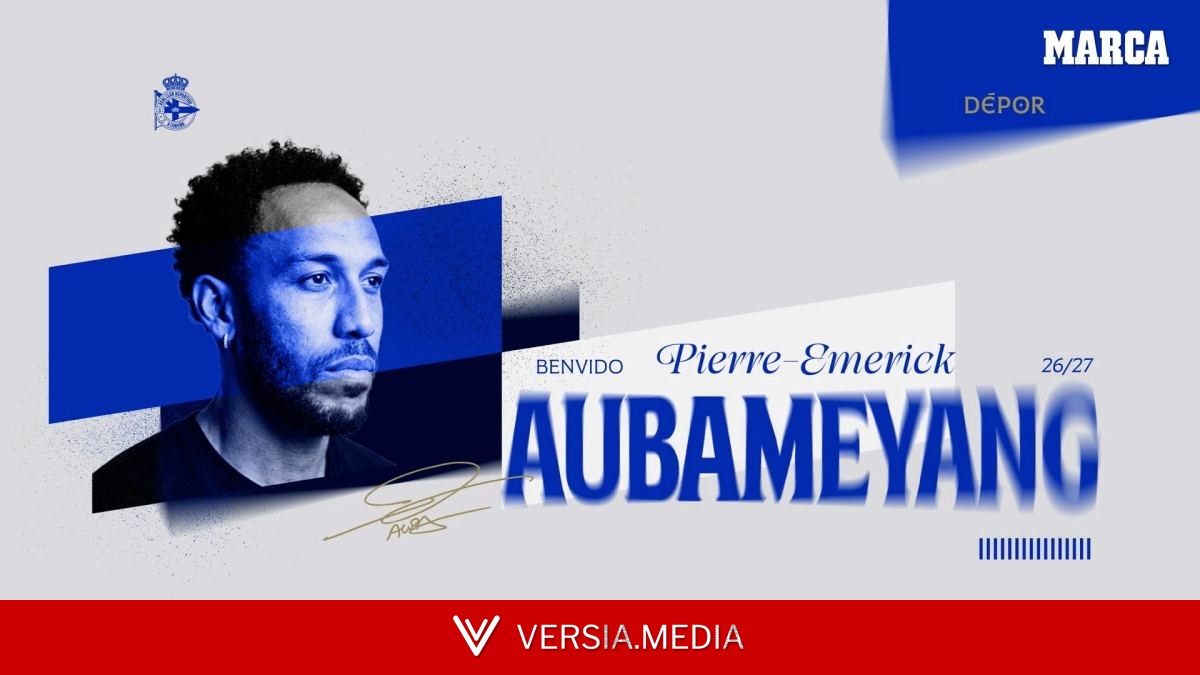 El 'bombazo' se hace oficial: Aubameyang ya es del Deportivo