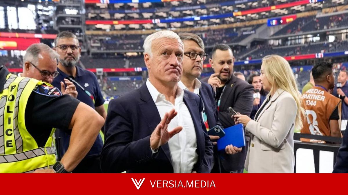 La pregunta de Deschamps dudando del árbitro: "No es una queja"<br>