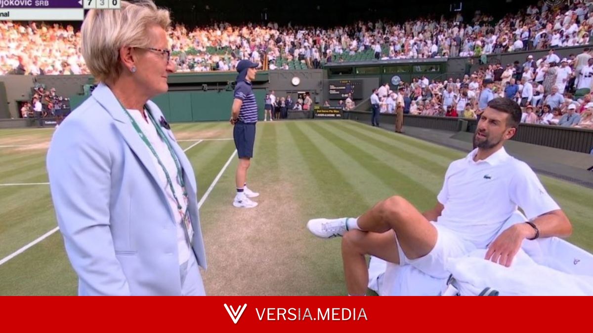 El cabreo de Djokovic por el cierre del techo: "Somos un torneo al aire libre, podemos jugar un set más así"