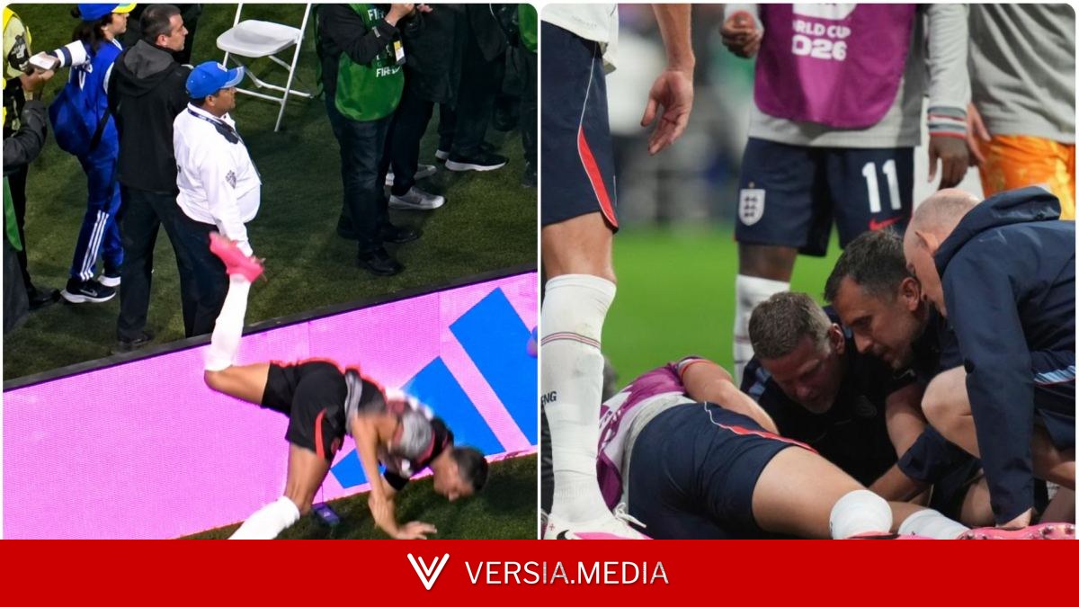 Susto en la fiesta de Inglaterra: aparatosa caída de Jordan Henderson celebrando con los hinchas