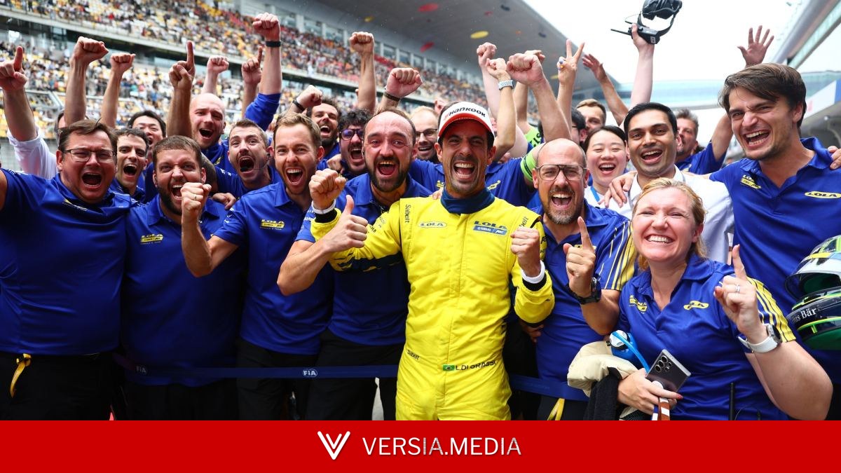 Lucas Di Grassi se da el homenaje imposible en la carrera más loca de Shanghai