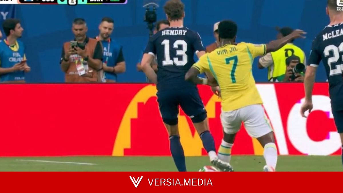 El polémico gol anulado a Vini que pudo haber significado su primer hat-trick en un Mundial
