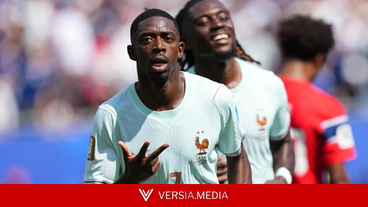Francia acaba primera con un 'hat trick' de Dembélé