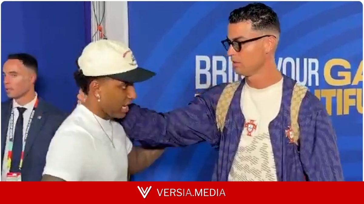 El bonito gesto de Cristiano al encontrarse con el lesionado Rodrygo<br>