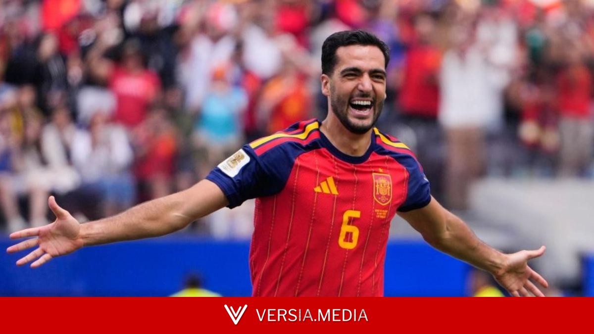 Mikel Merino: "La suerte que he tenido de que ese balón me cayera ha sido por mi familia"