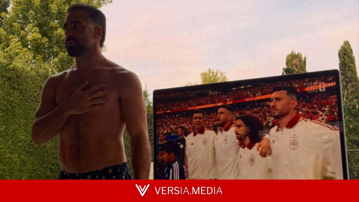 Carvajal 'presume' de patriotismo: como uno más en el himno