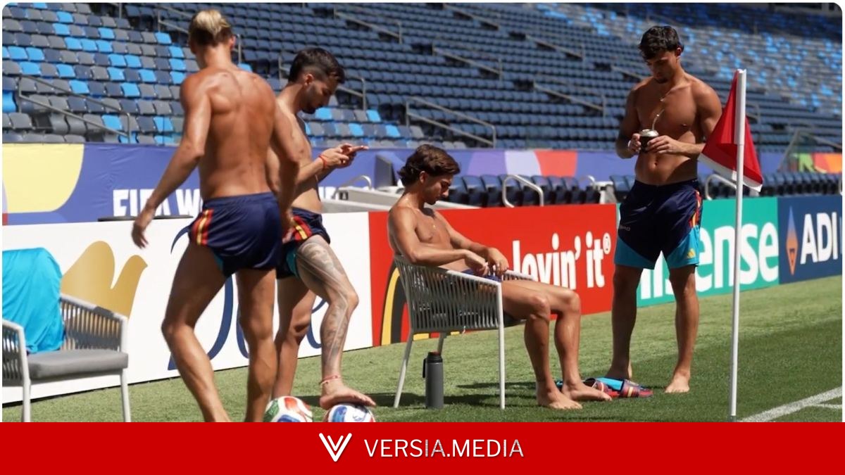 La Selección Española al más puro estilo Marcos Llorente: sesión de sol y vitamina D