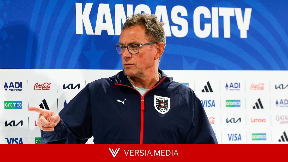 Rangnick, molesto: 