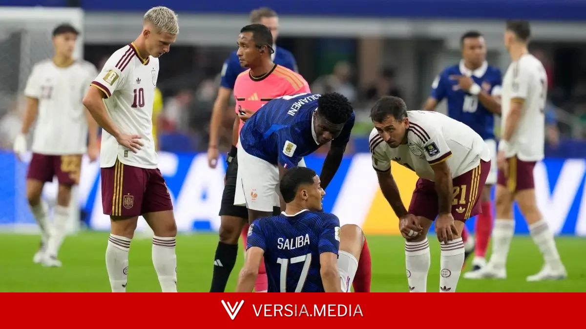 Increíble: Saliba habría jugado todo el Mundial con una fractura en la espalda