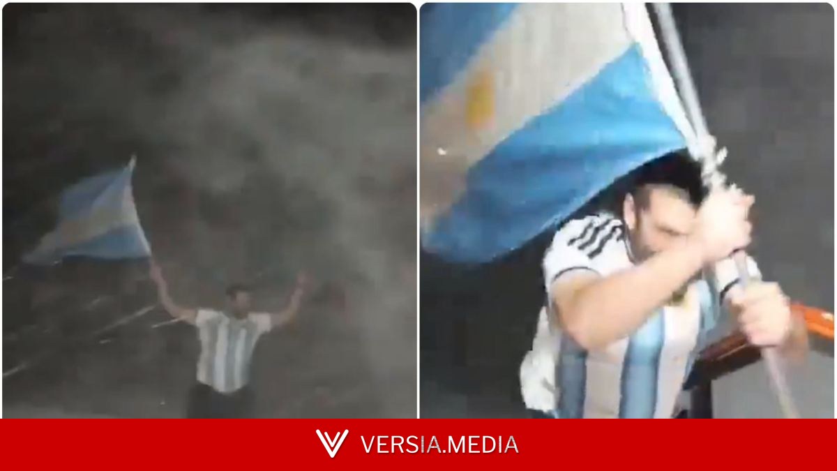 ¡Hasta en la Antártida! Aficionado argentino celebra la clasificación a la gran final del Mundial