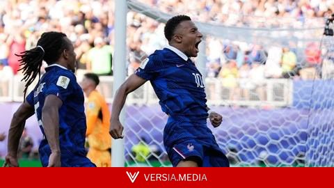 Mbappé rescata a Francia