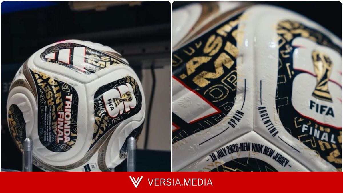 ¡Histórico! Adidas presenta el balón oficial Trionda con el que España-Argentina jugarán la final del Mundial