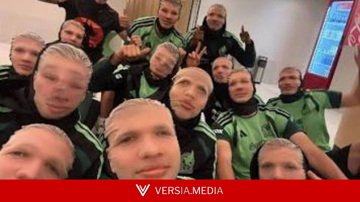 Haaland responde a la selección de México por su vídeo copiando el remo vikingo