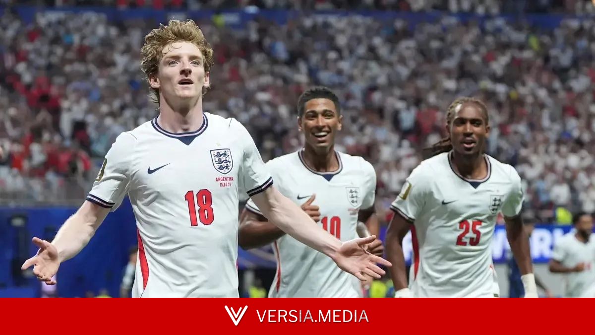 Gordon adelantó a Inglaterra e hizo soñar a los 'Three Lions'
