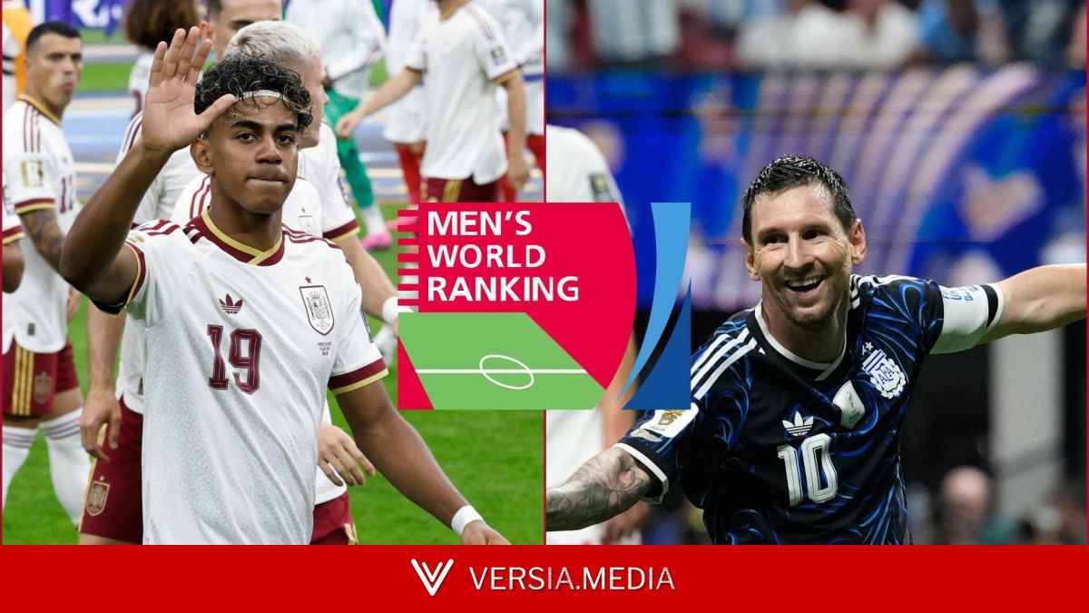 El dispar camino de España y Argentina según el ranking FIFA
